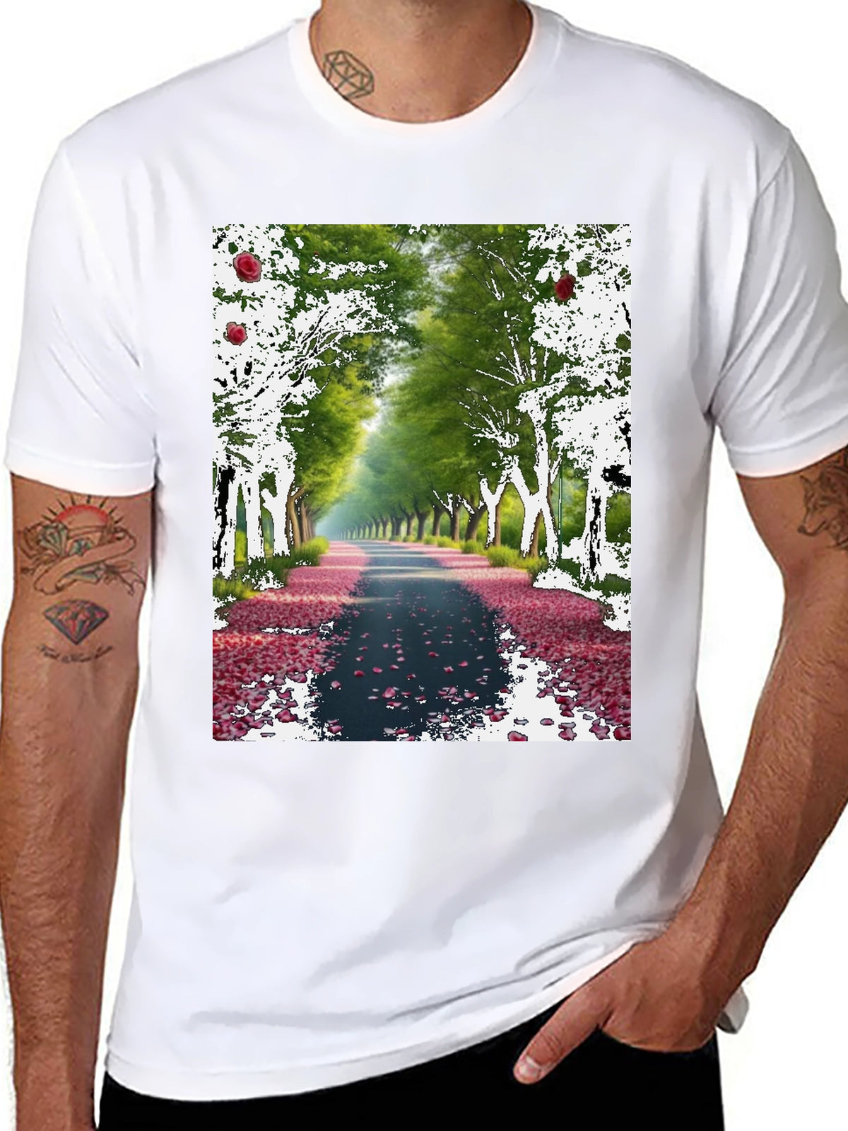 Natures Path T-Shirt - Scenic Tree Road