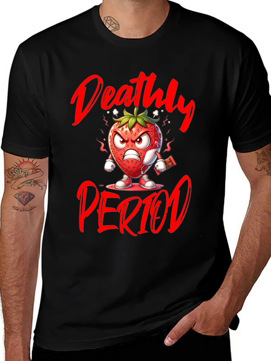 Deathly Period T-Shirt - Angry Strawberry