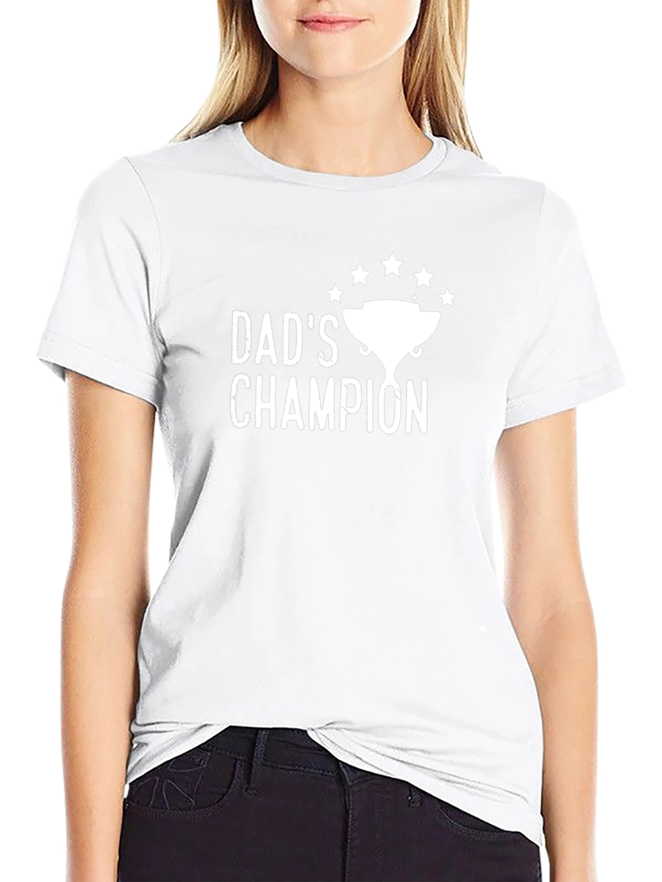 Dads Champion Black T-Shirt