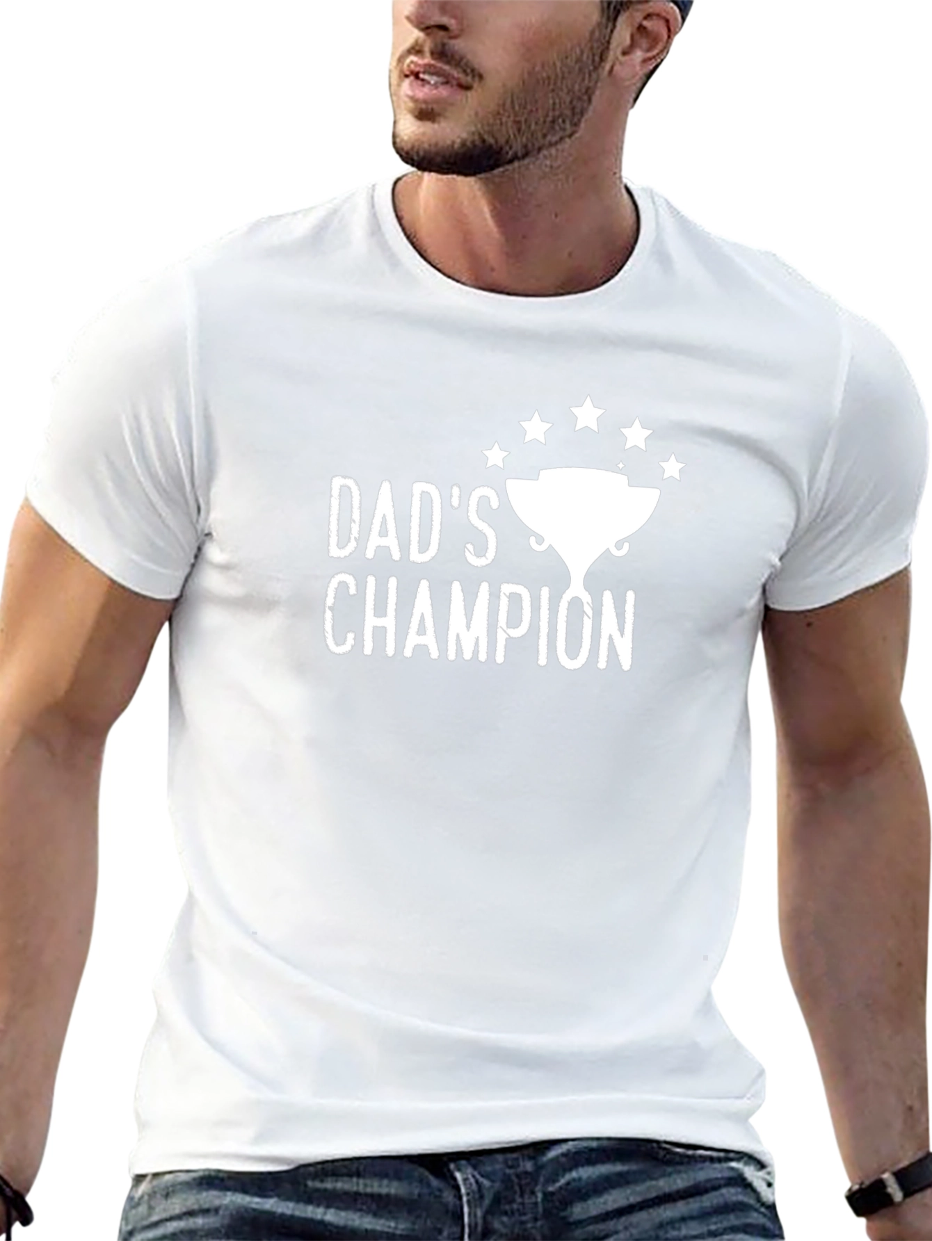 Dads Champion Black T-Shirt