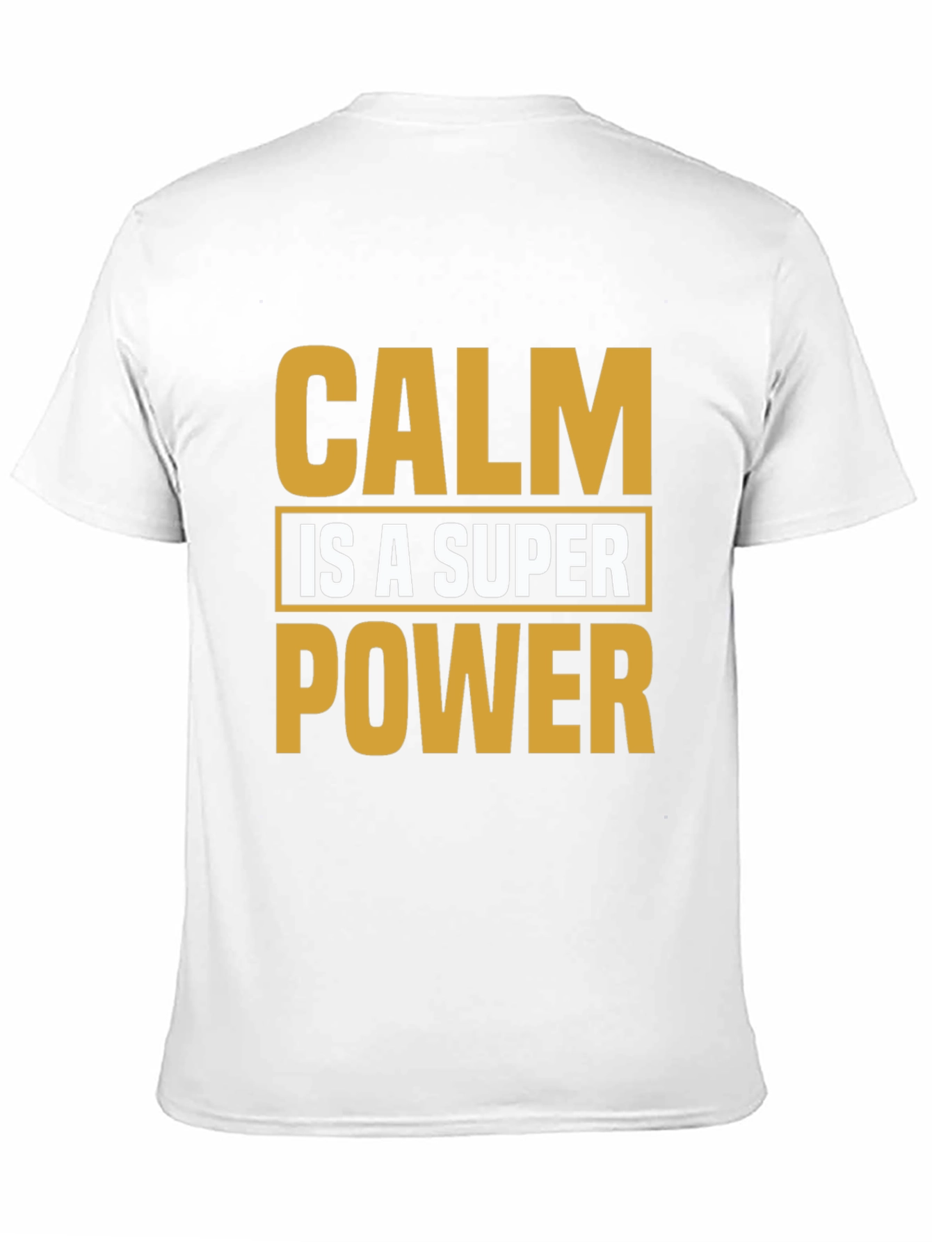 Calm is a Superpower Black T-Shirt