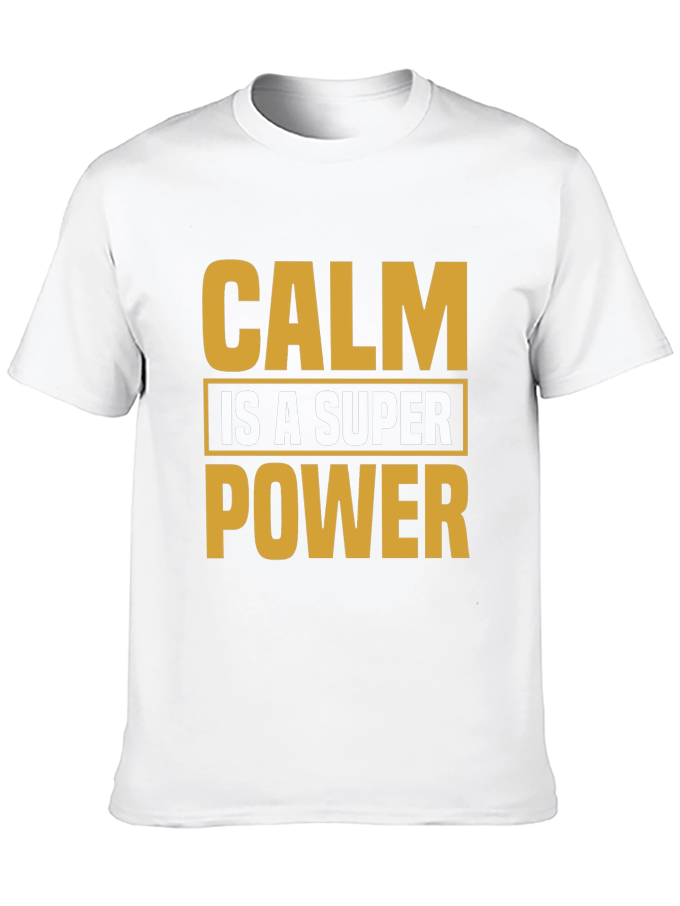 Calm is a Superpower Black T-Shirt