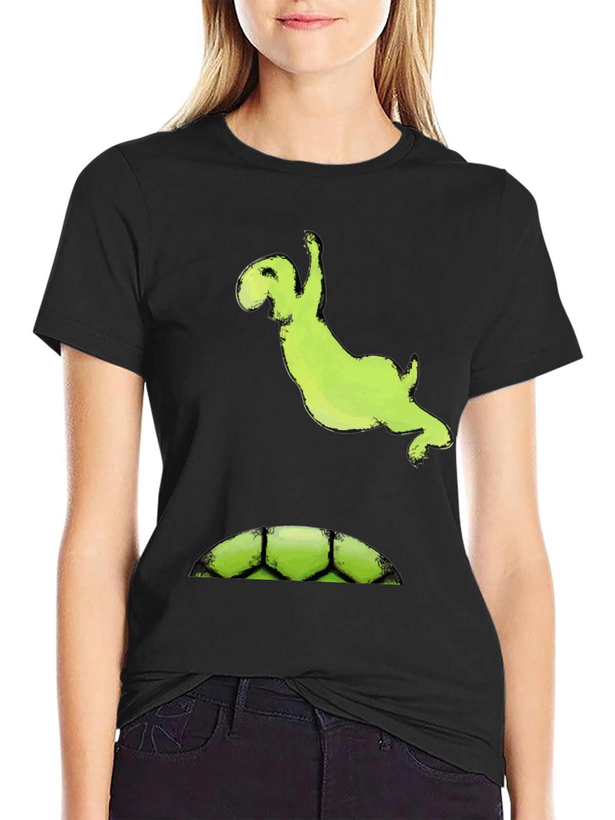 Cartoon Monster T-Shirt - Black