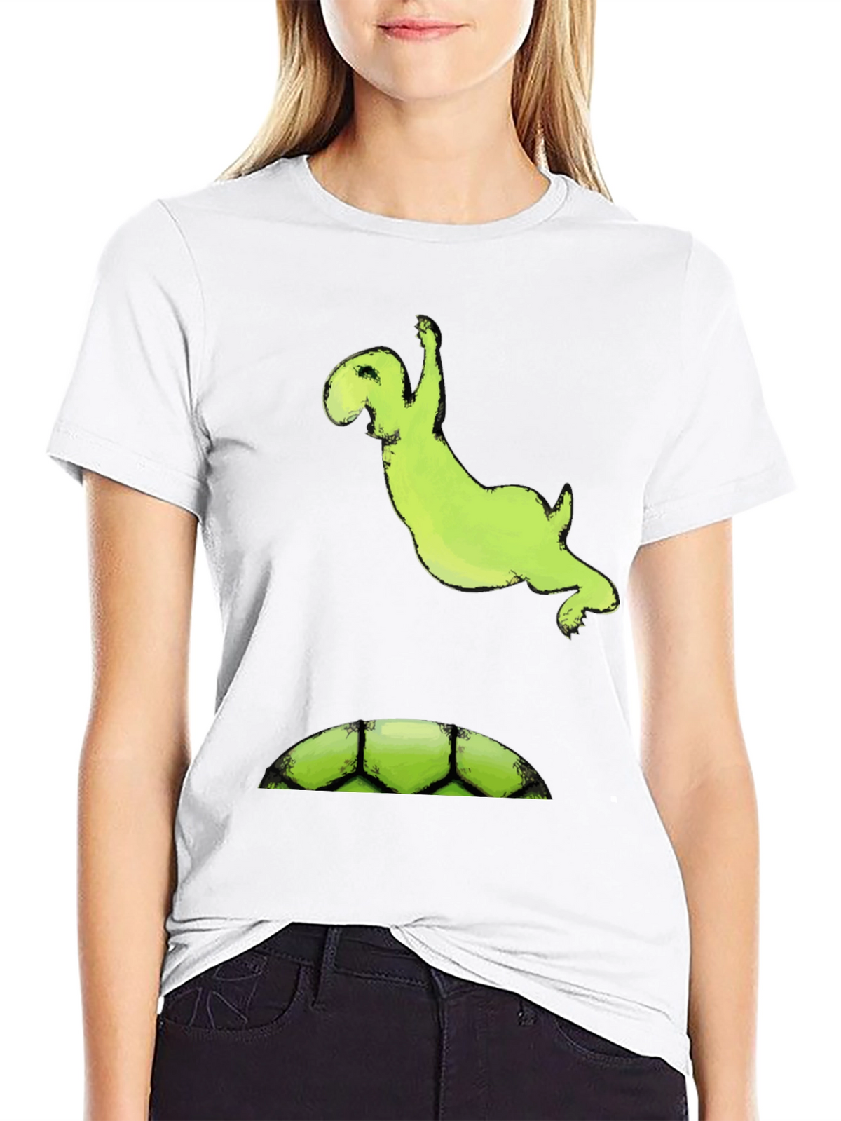 Cartoon Monster T-Shirt - Black