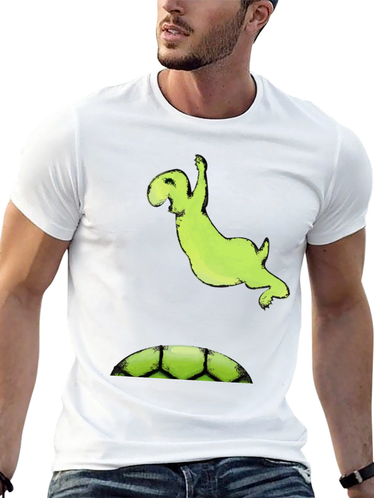 Cartoon Monster T-Shirt - Black