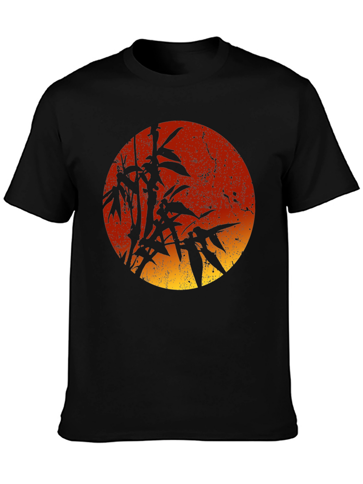 Bamboo Sunset Graphic Tee - Stylish Mens T-Shirt