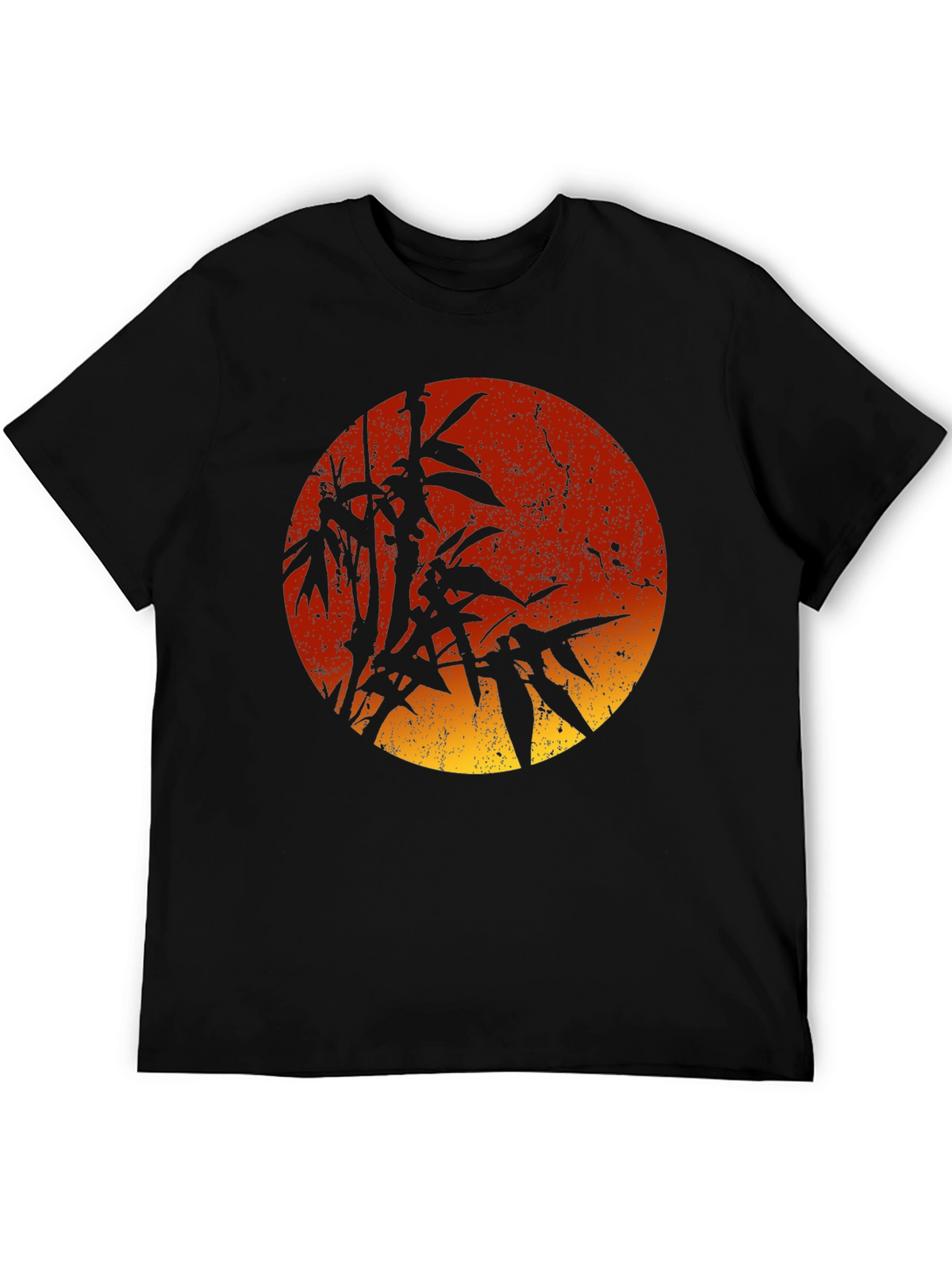 Bamboo Sunset Graphic Tee - Stylish Mens T-Shirt