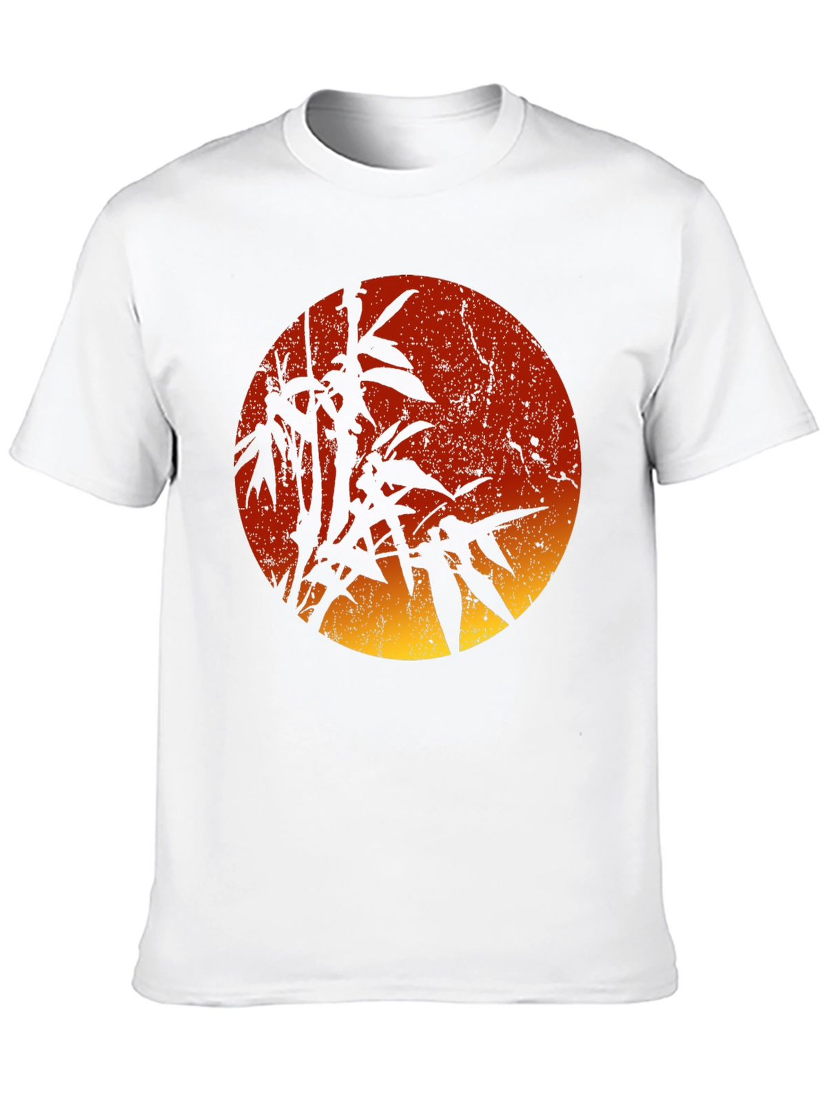 Bamboo Sunset Graphic Tee - Stylish Mens T-Shirt