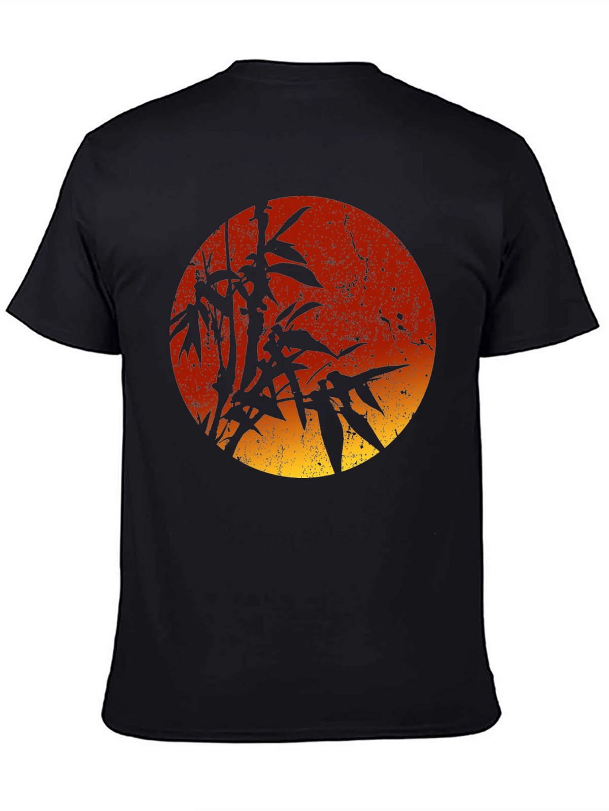 Bamboo Sunset Graphic Tee - Stylish Mens T-Shirt
