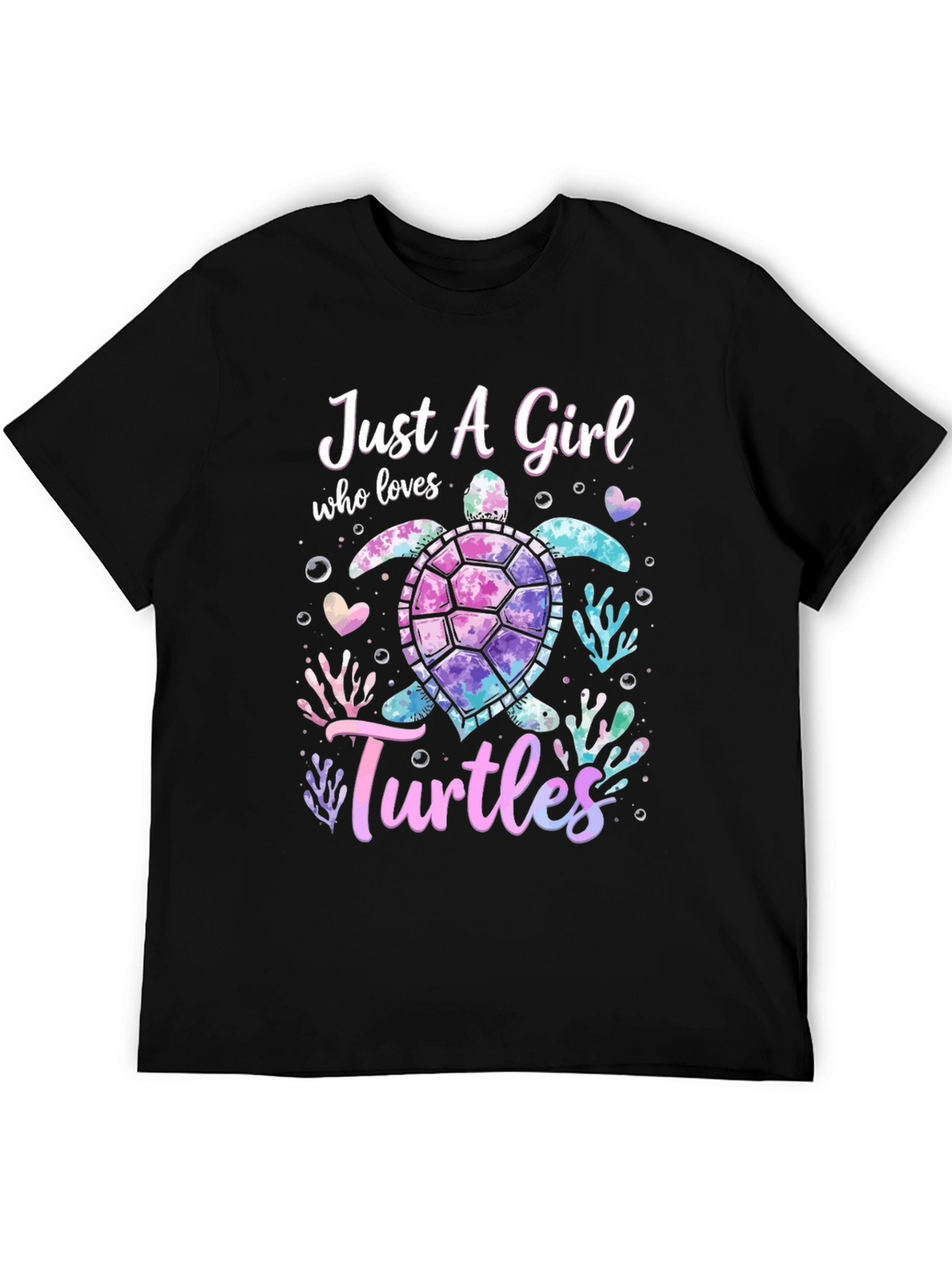 Just A Girl Who Loves Turtles Graphic Tee