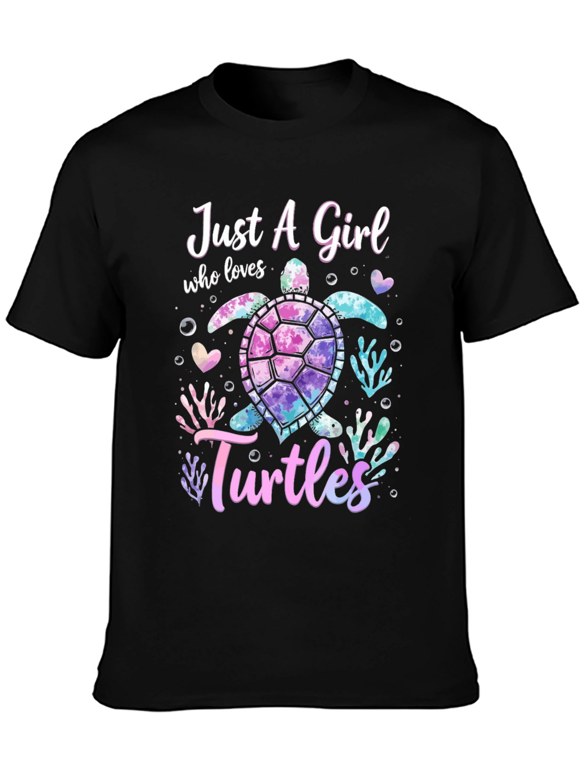 Just A Girl Who Loves Turtles Graphic Tee
