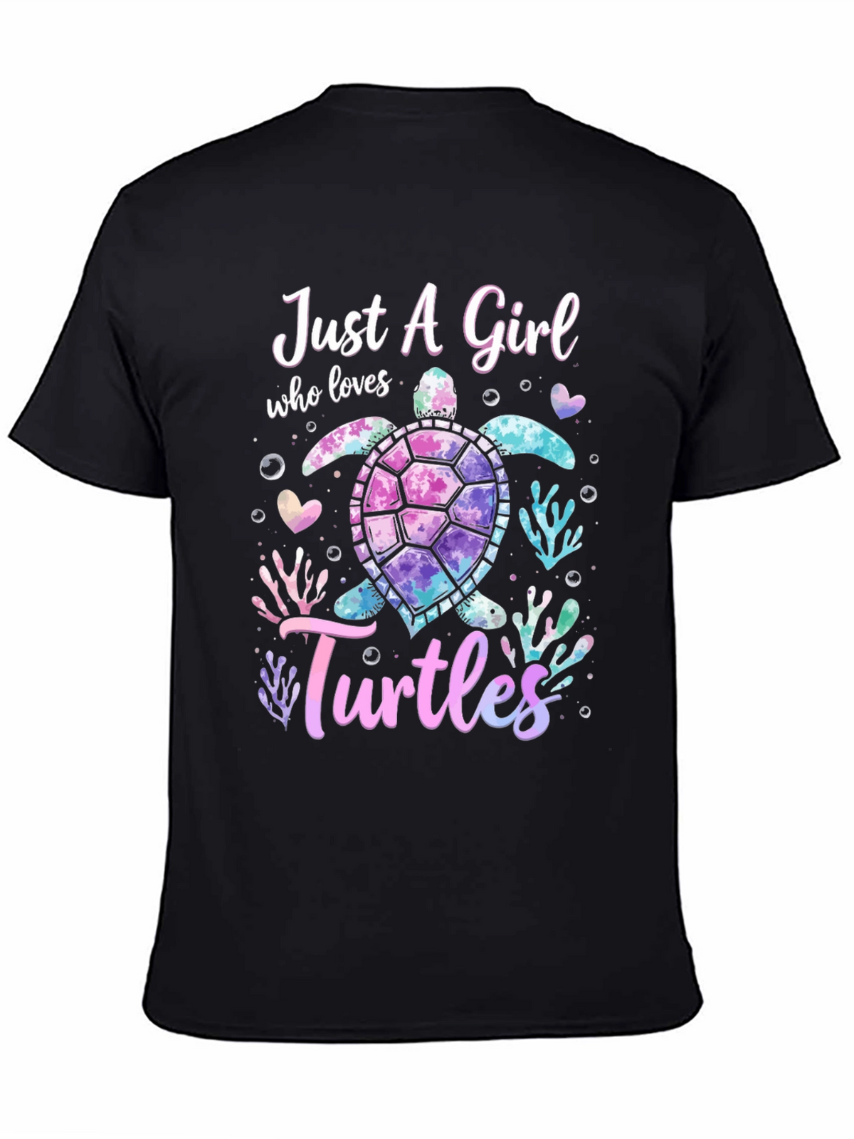 Just A Girl Who Loves Turtles Graphic Tee