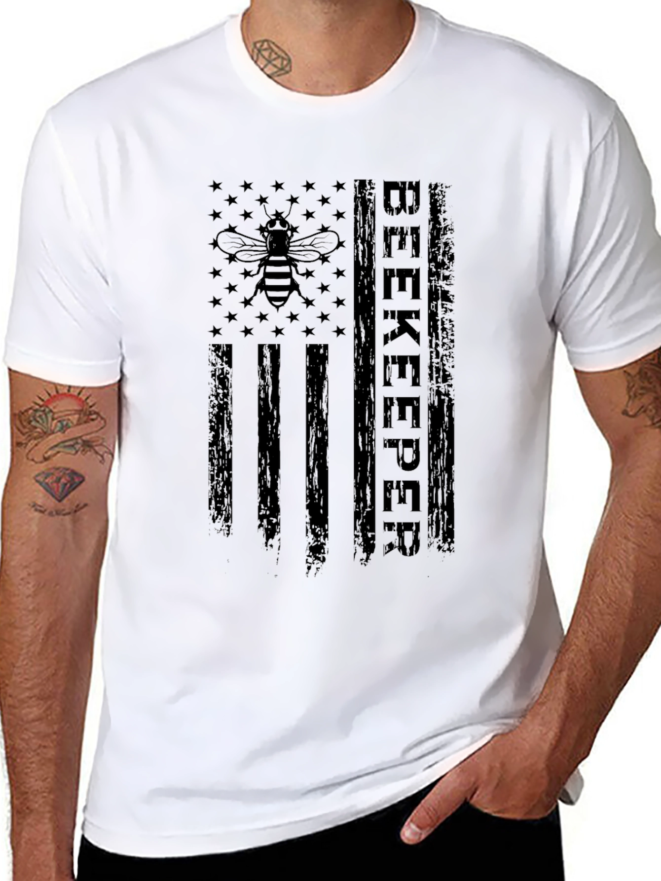 Beekeeper American Flag T-Shirt