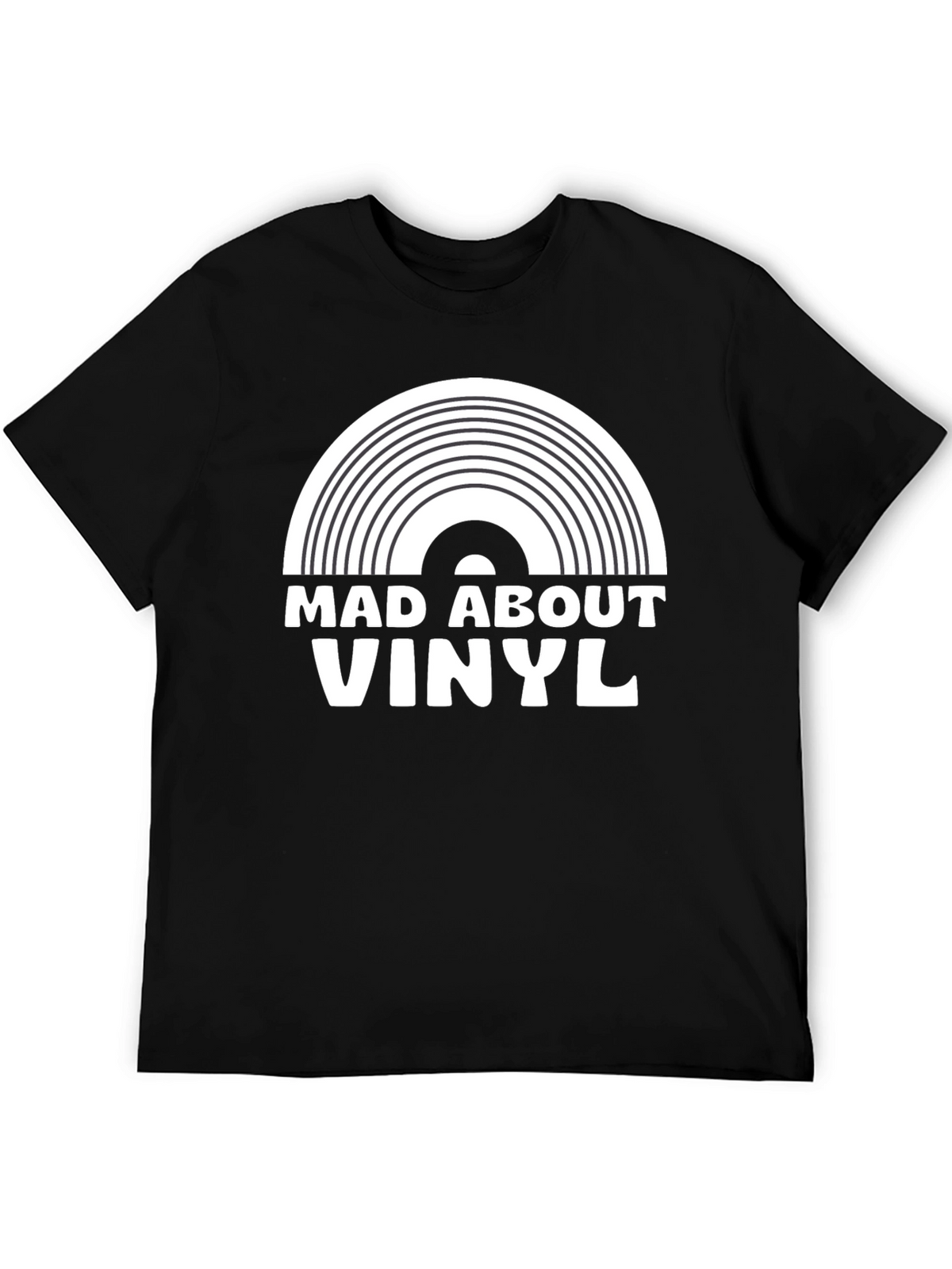 Mad About Vinyl Black T-Shirt