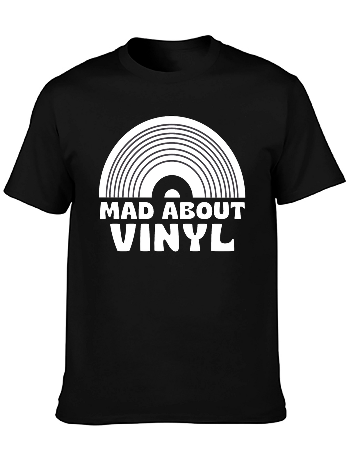 Mad About Vinyl Black T-Shirt