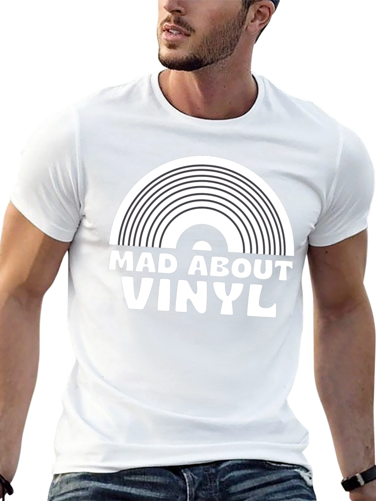 Mad About Vinyl Black T-Shirt