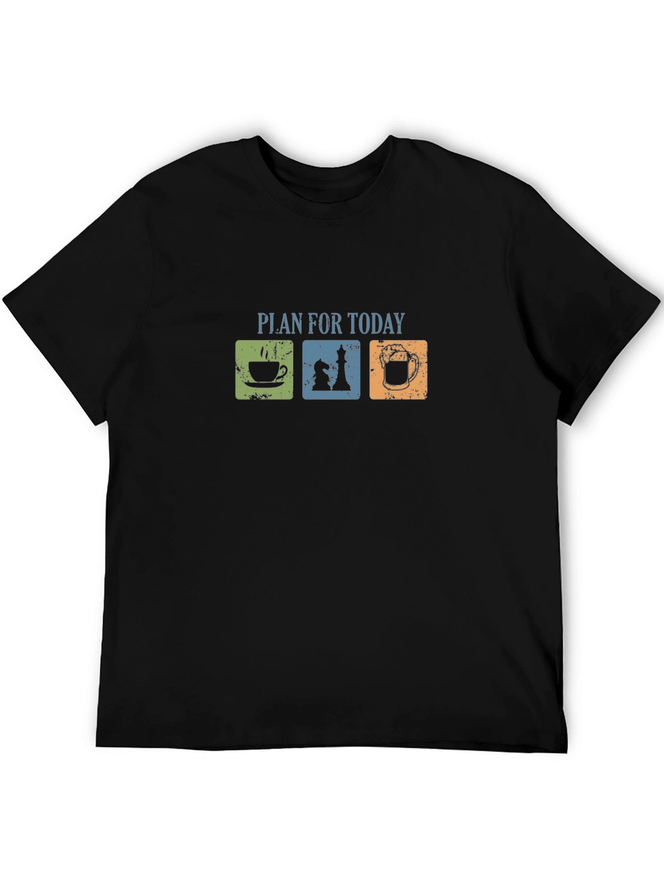 Chess Coffee Beer Plan T-Shirt Funny Gift Idea