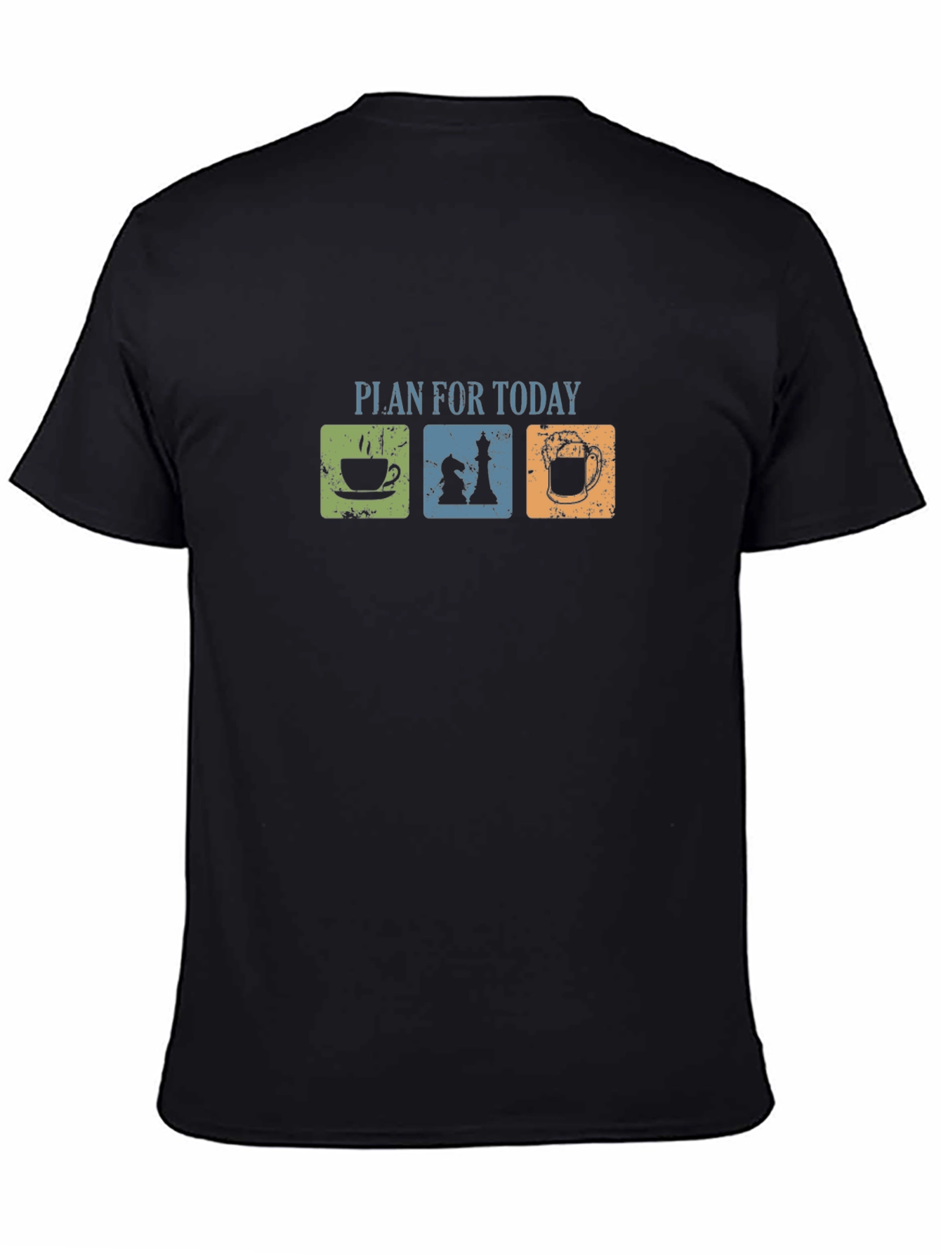 Chess Coffee Beer Plan T-Shirt Funny Gift Idea