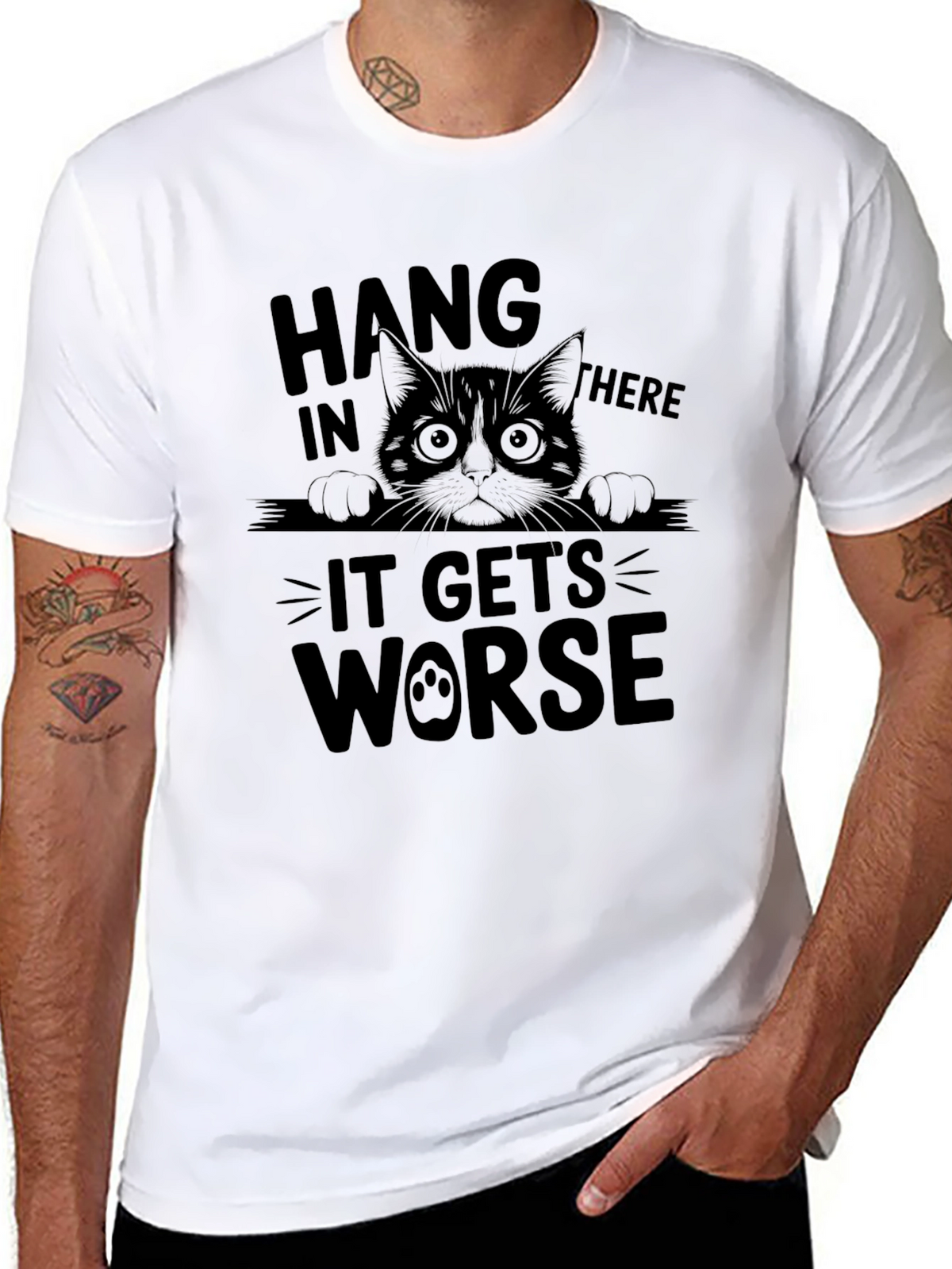 Hang In There Cat T-Shirt