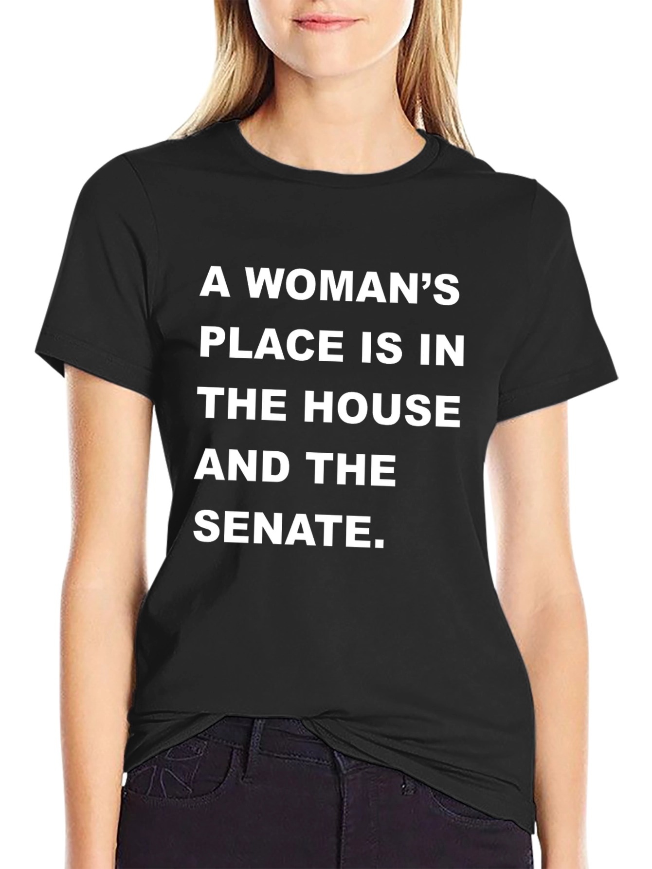 Feminist Slogan Tee - House & Senate Womens Rights