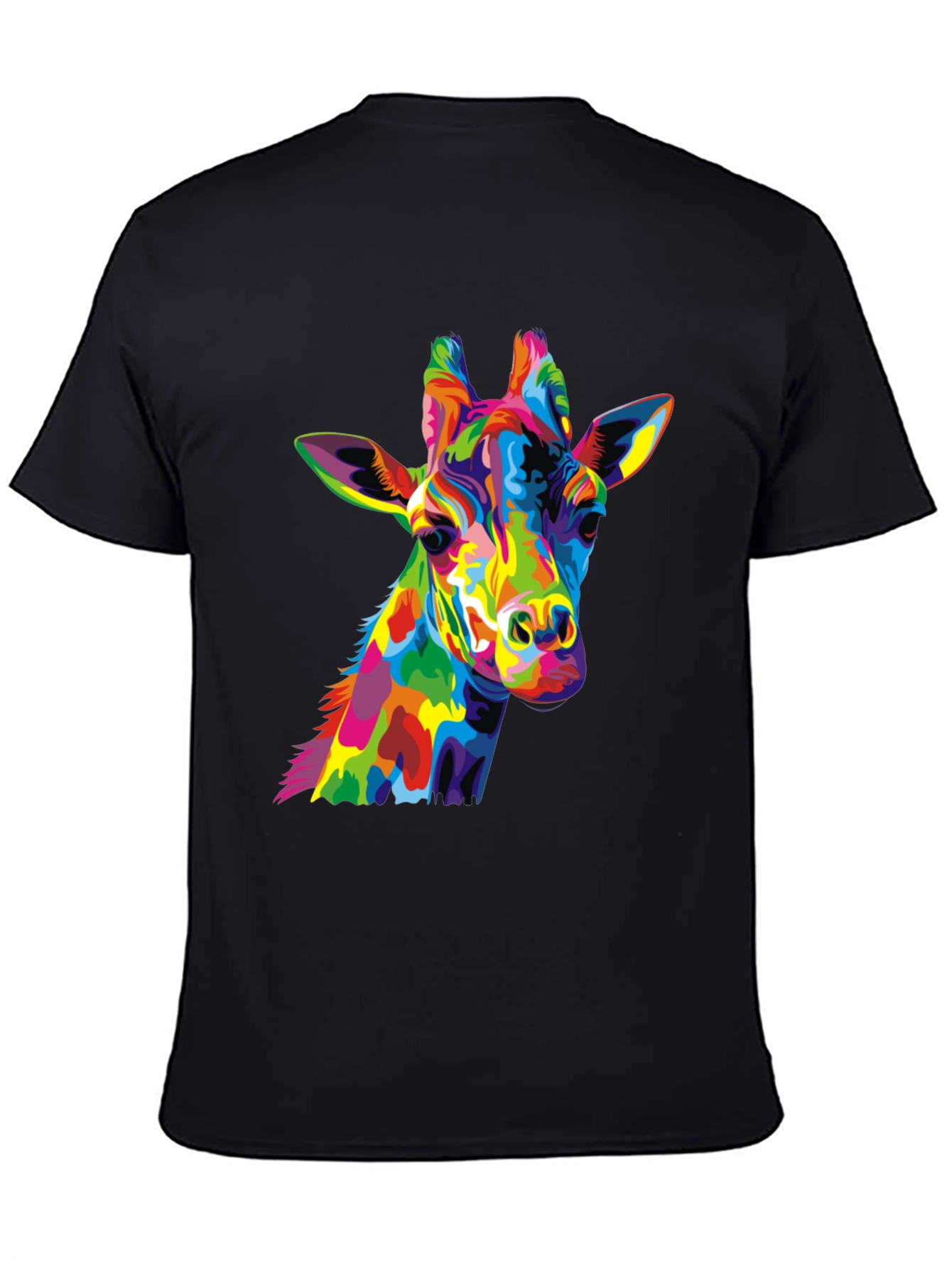 Colorful Giraffe Graphic Tee