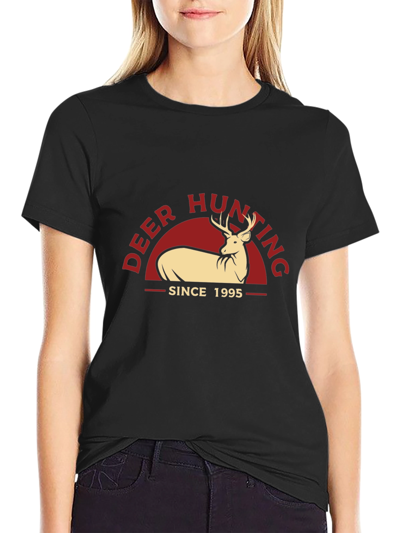 Deer Hunting Since 1995 Black T-Shirt