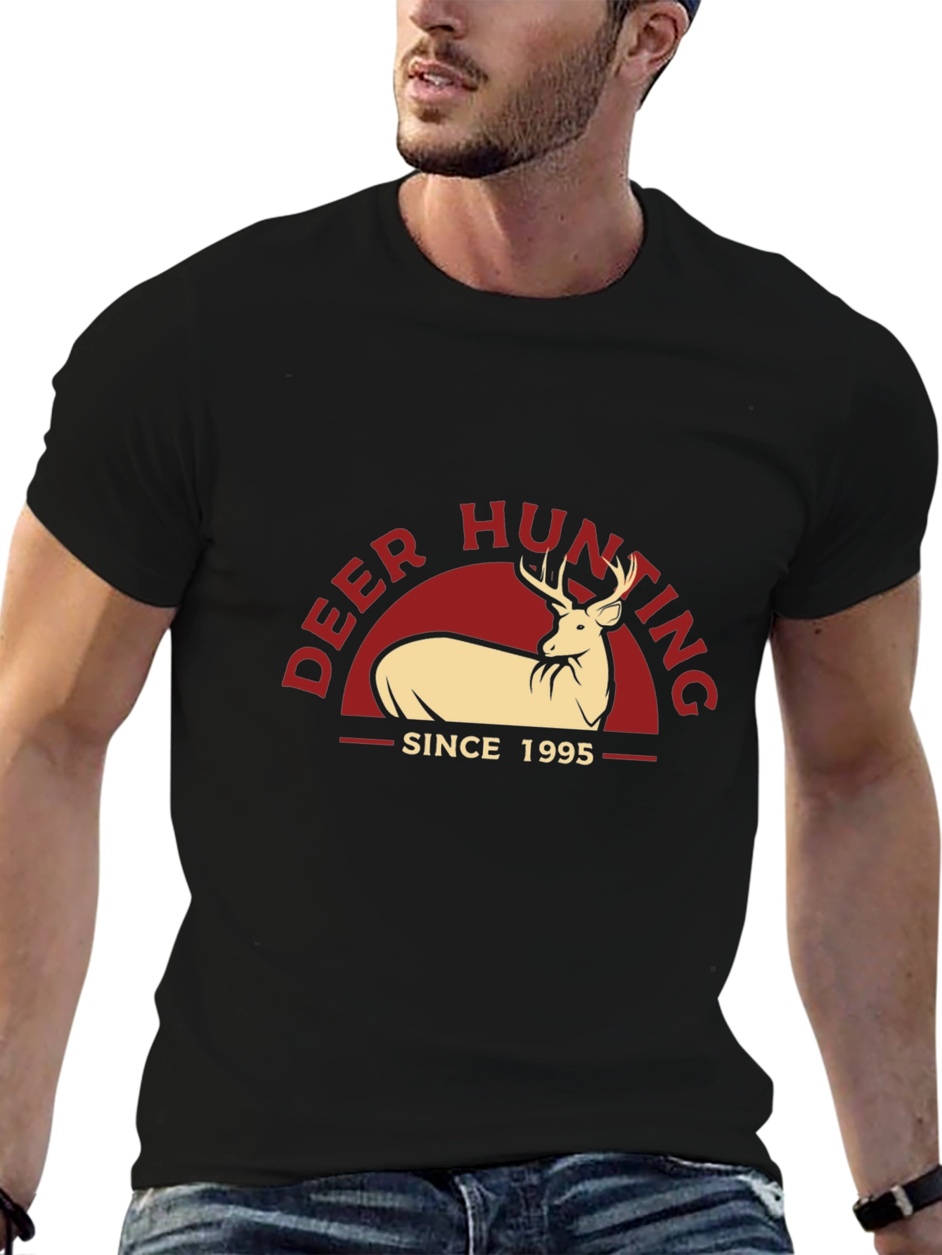 Deer Hunting Since 1995 Black T-Shirt