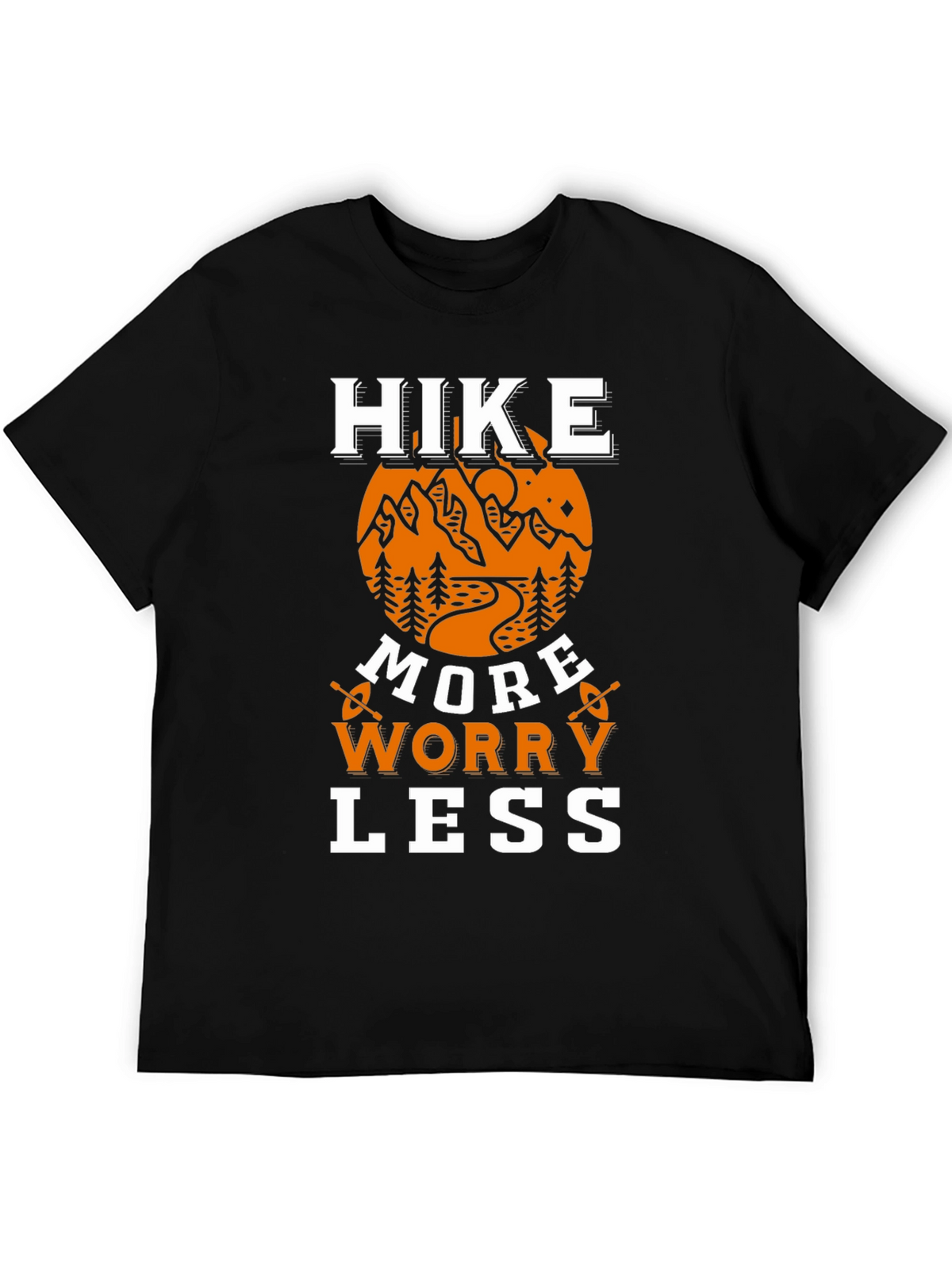 Hike More Worry Less Graphic T-Shirt