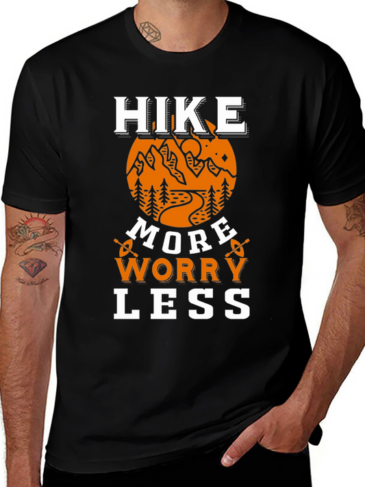 Hike More Worry Less Graphic T-Shirt