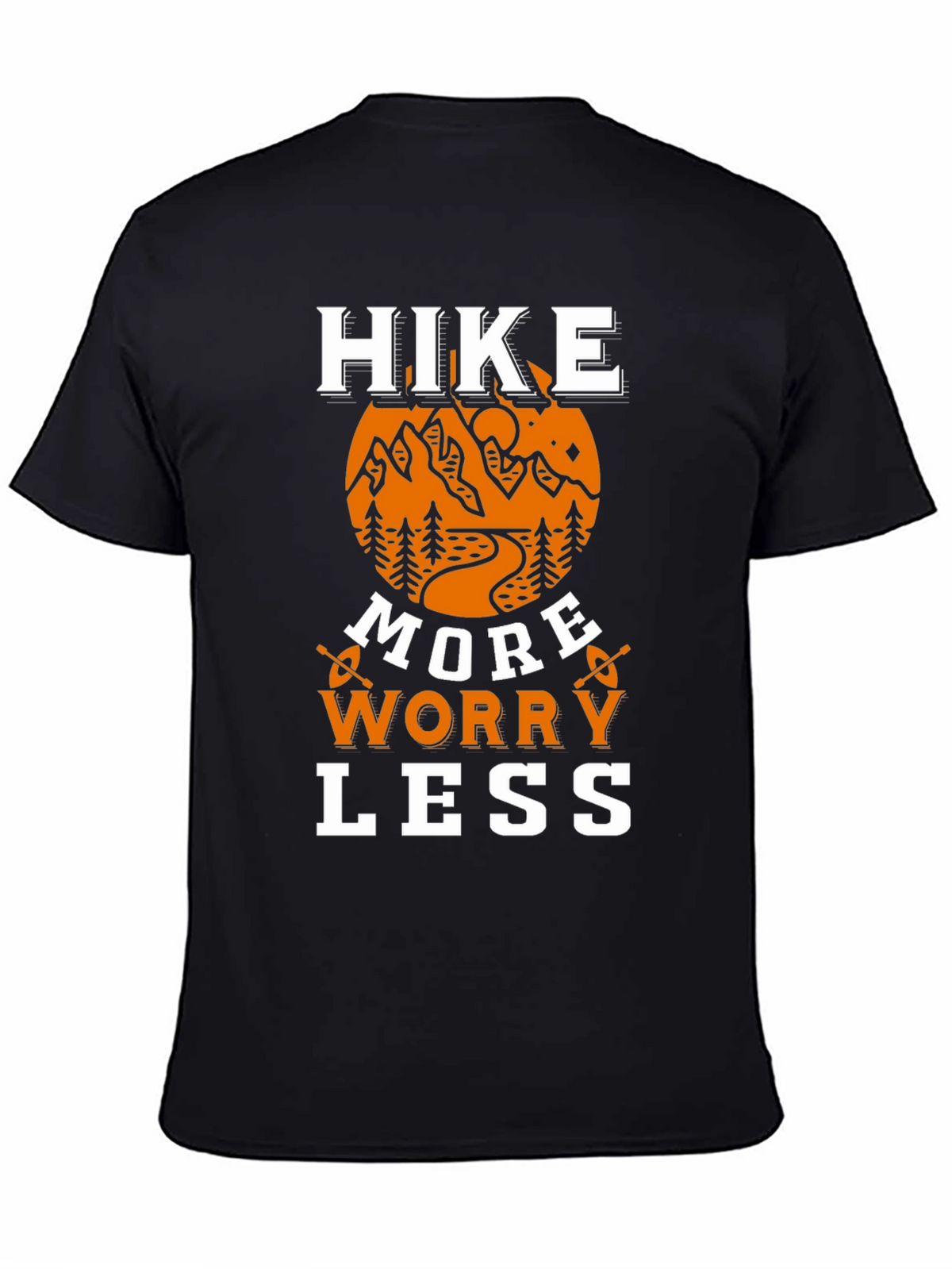 Hike More Worry Less Graphic T-Shirt