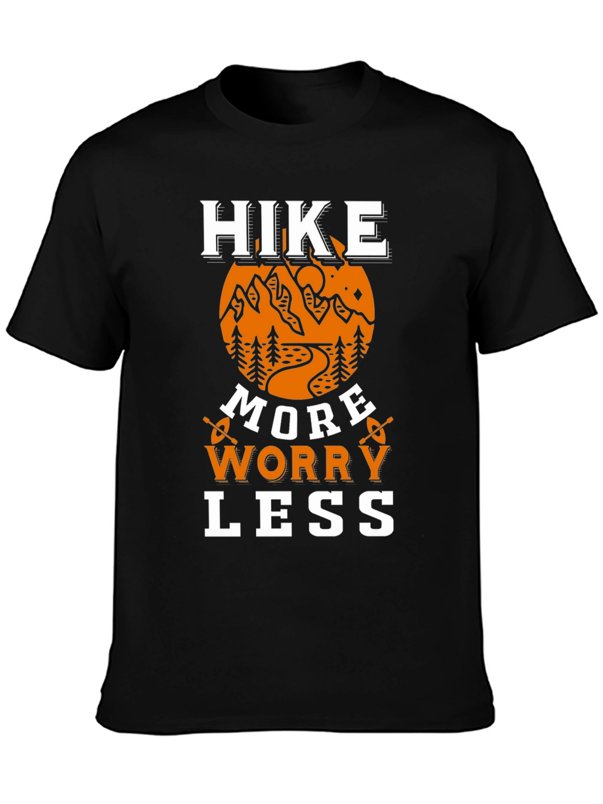 Hike More Worry Less Graphic T-Shirt