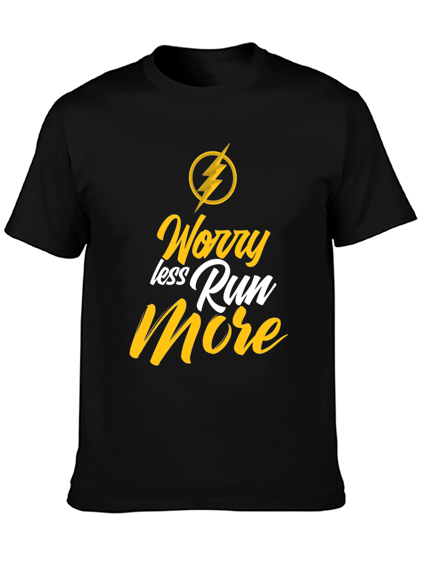 Worry Less Run More Graphic Tee