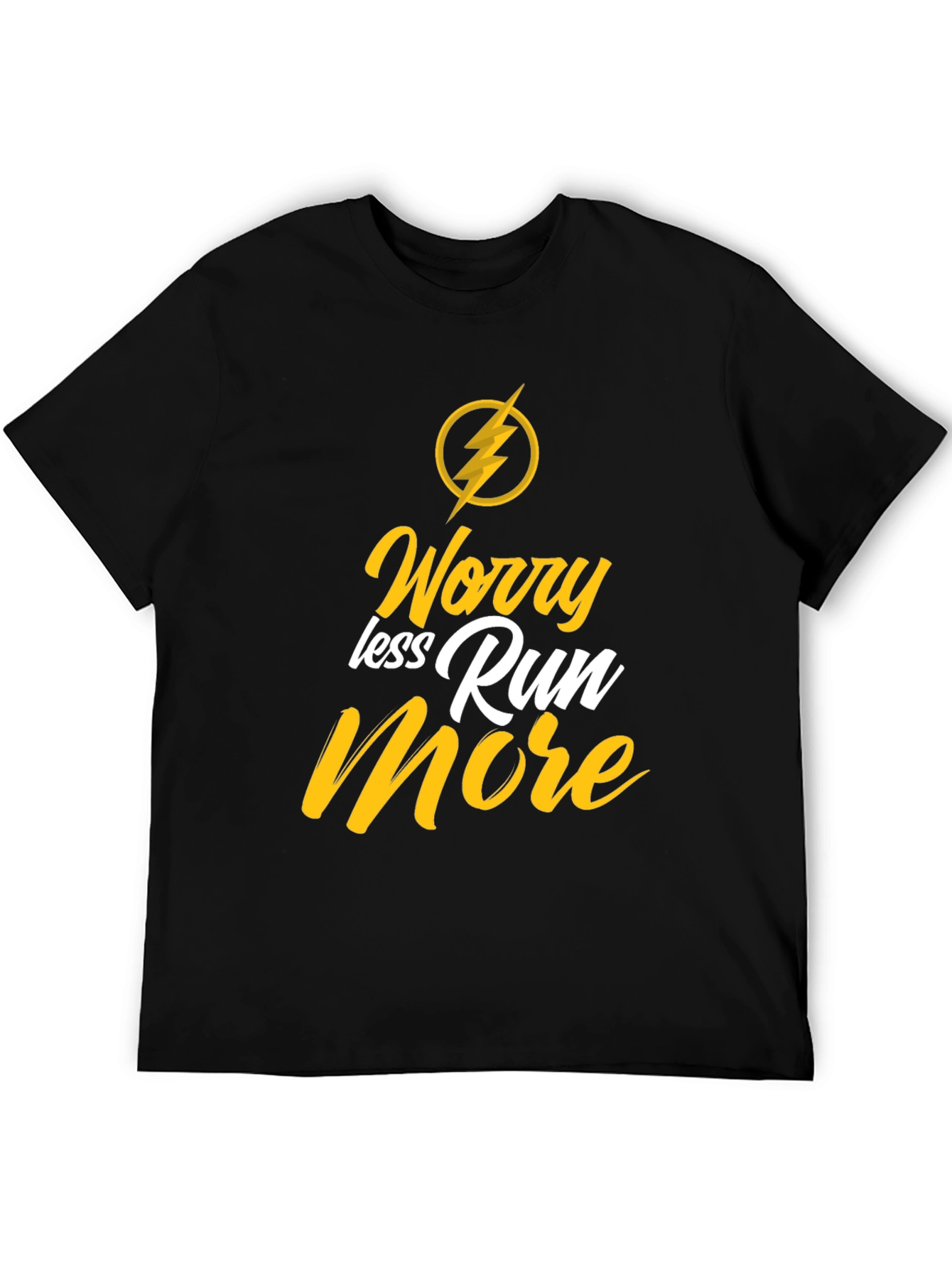 Worry Less Run More Graphic Tee