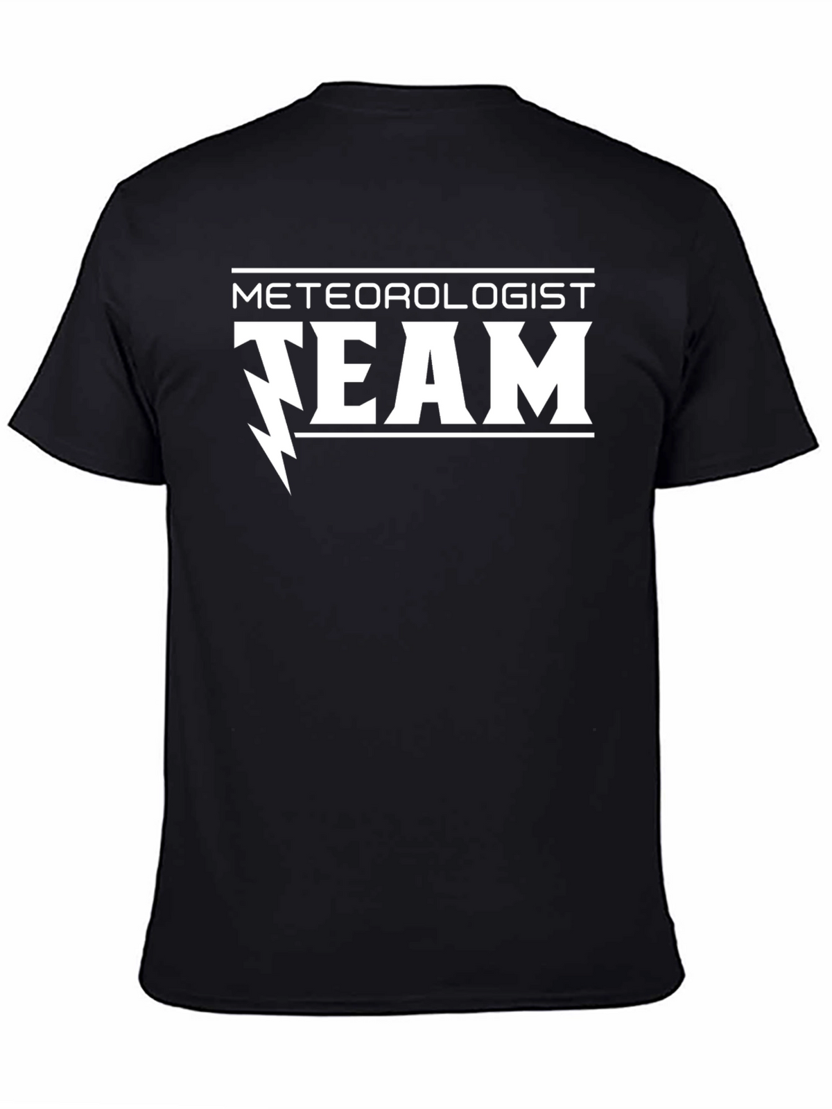 Meteorologist Team Graphic T-Shirt - Black