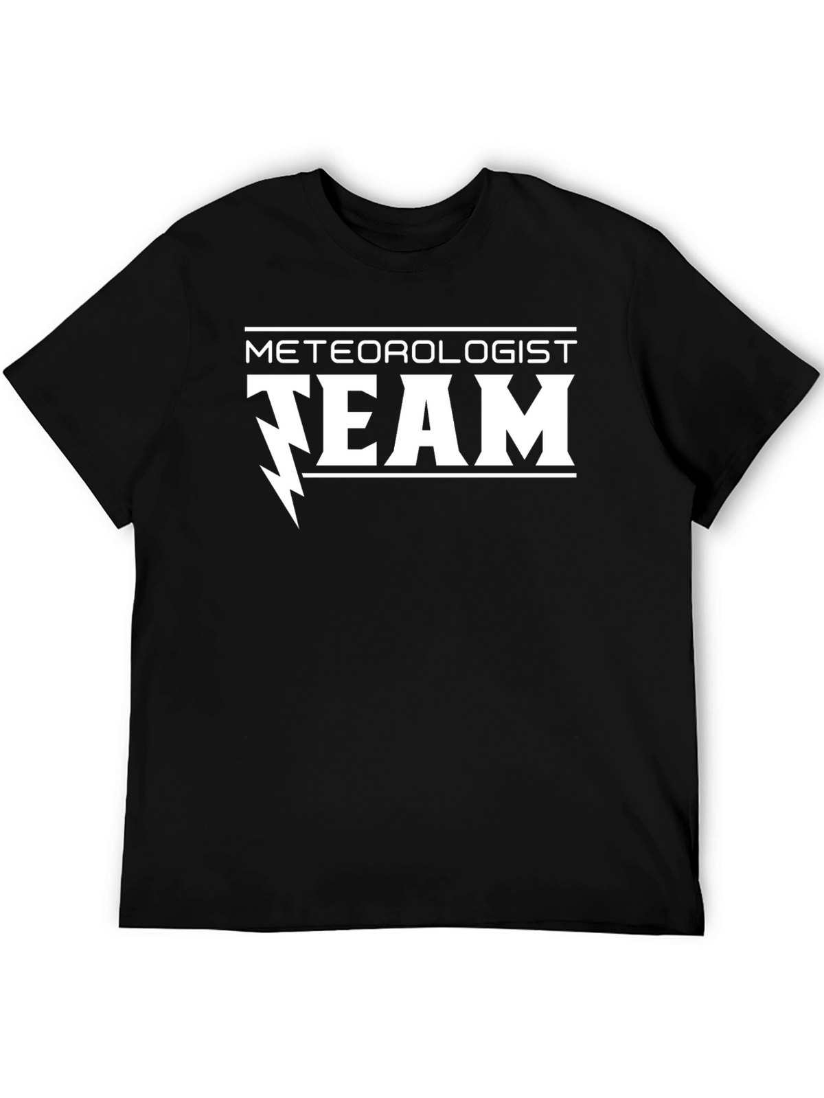 Meteorologist Team Graphic T-Shirt - Black