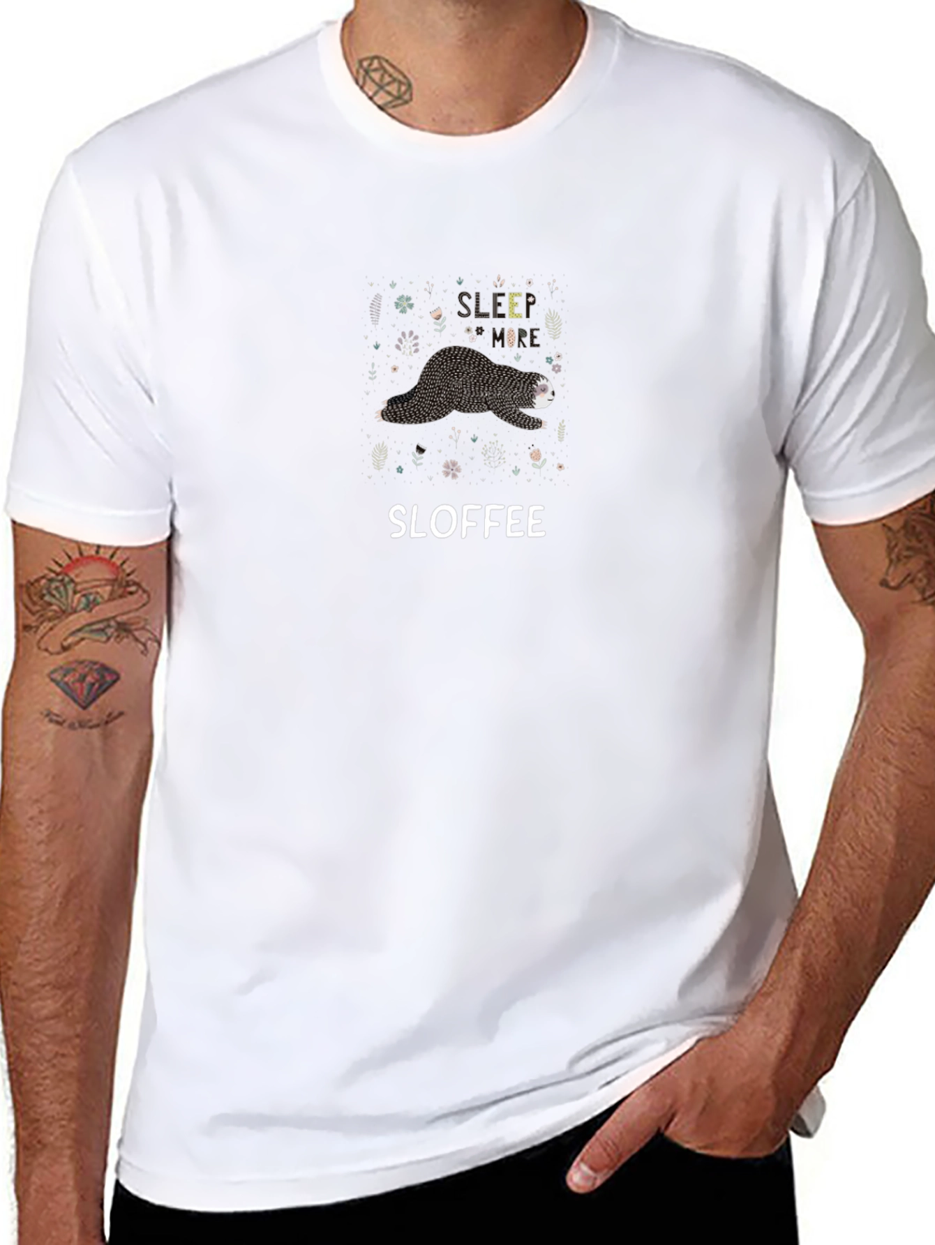 Sloffee Sloth Tee - Relaxed Style