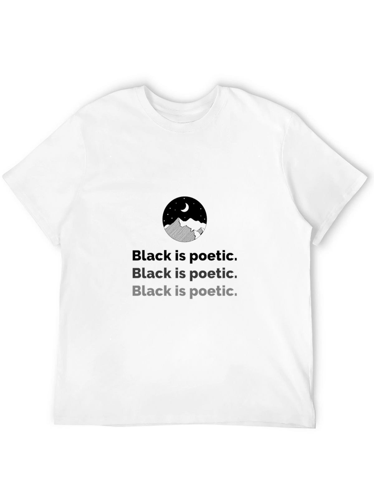 Black Is Poetic Graphic Tee