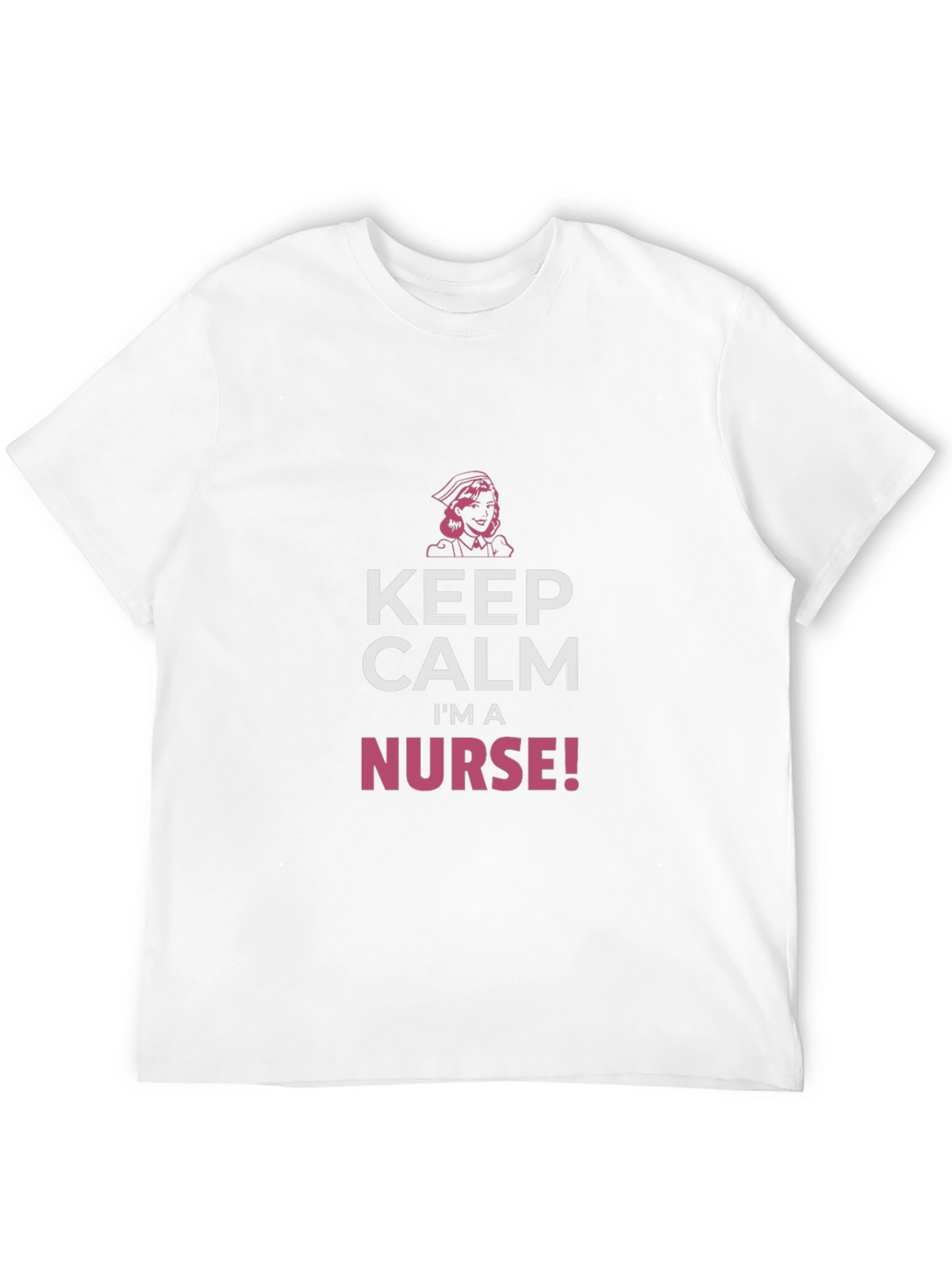 Keep Calm Im A Nurse! Black T-Shirt