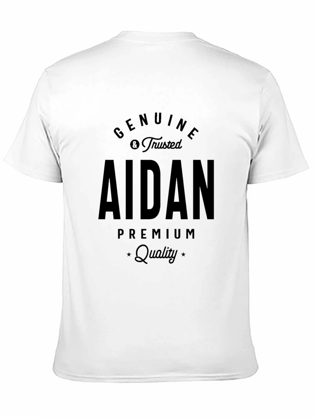 Genuine Aidan Premium Quality Black T-Shirt