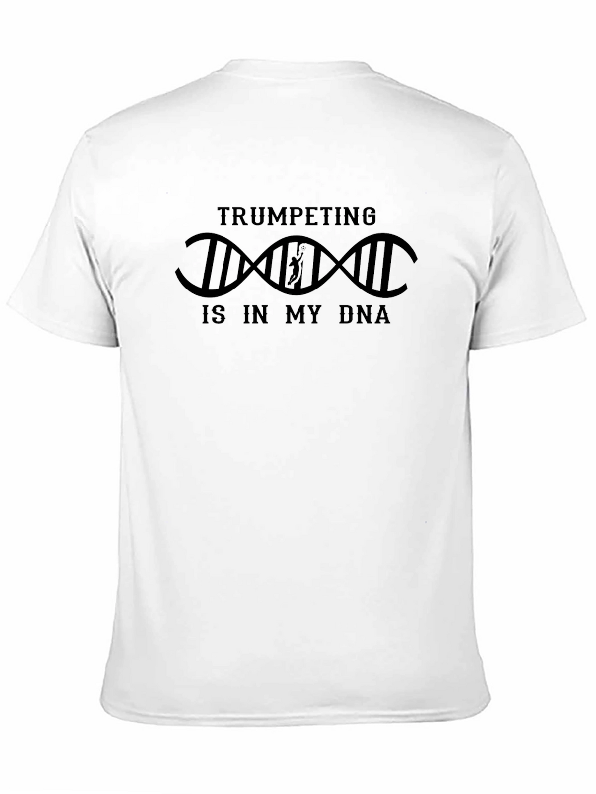Trumpeting DNA Graphic Tee - Musician Humor T-Shirt