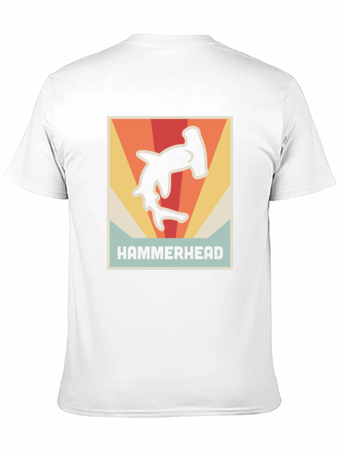 Retro Hammerhead Shark Graphic T-Shirt
