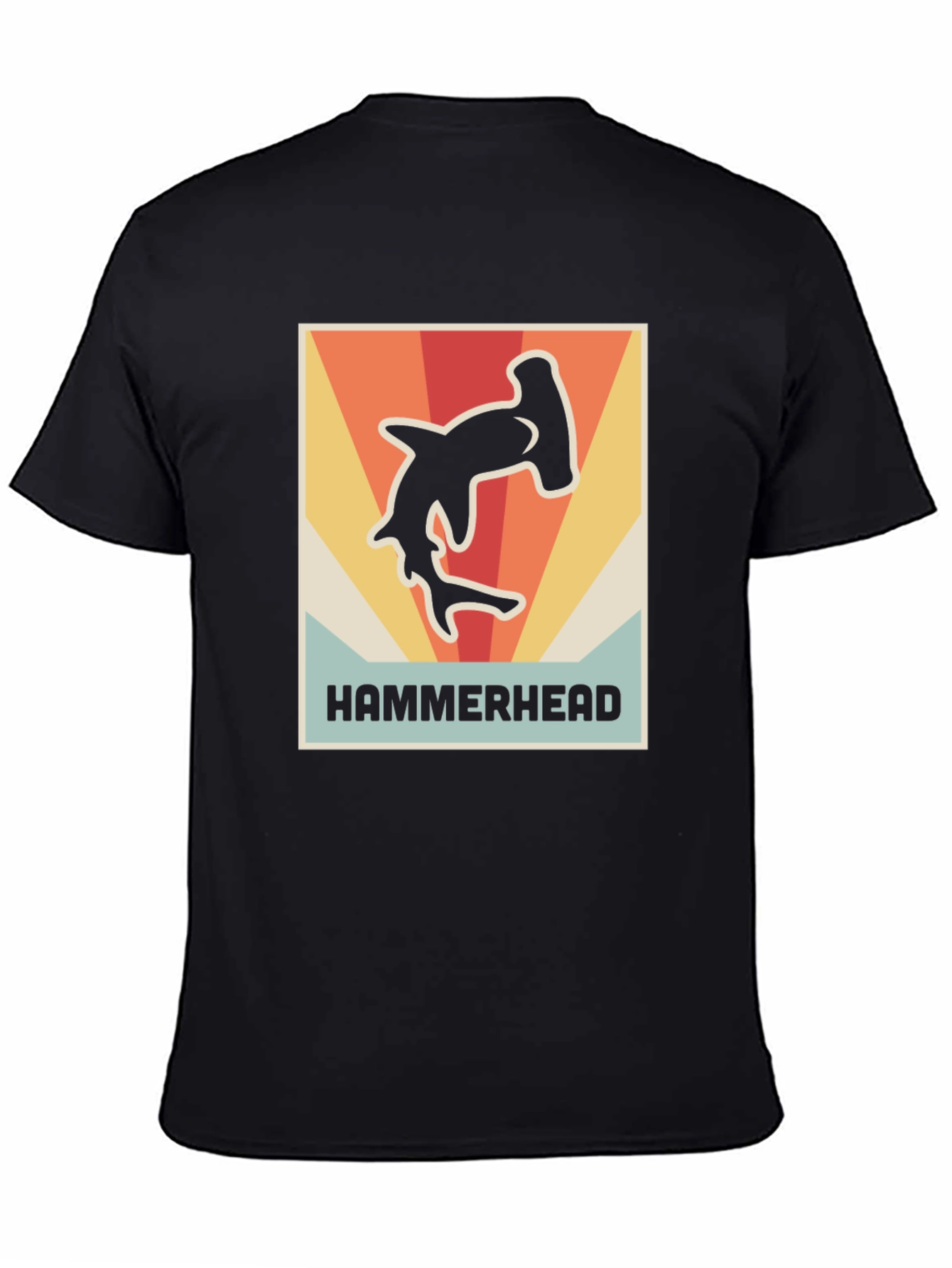 Retro Hammerhead Shark Graphic T-Shirt