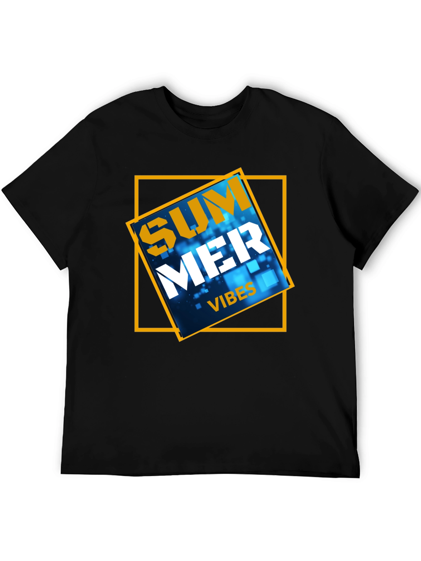 Summer Vibes Graphic Tee - Black