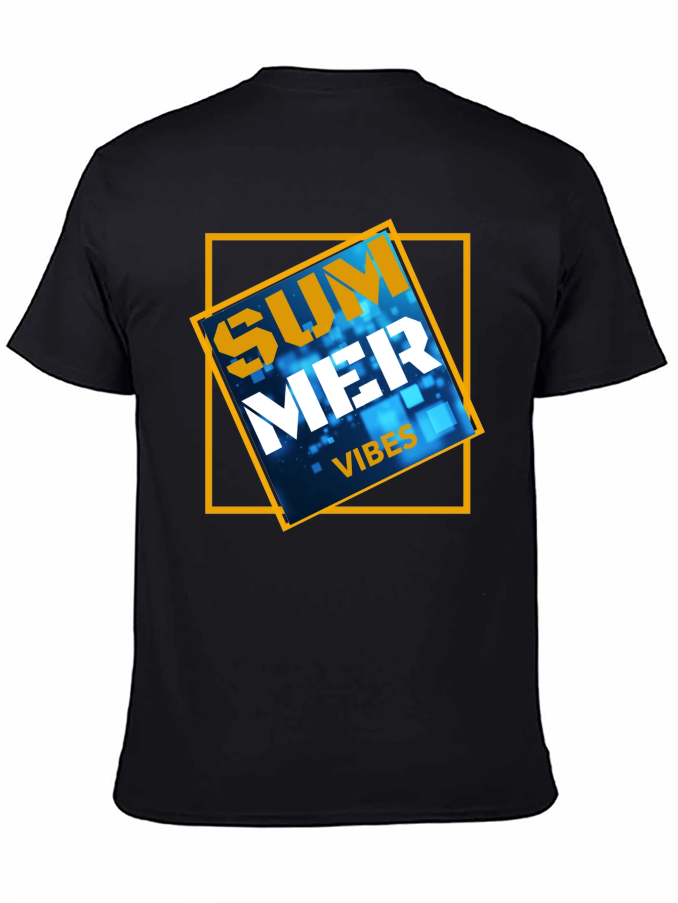 Summer Vibes Graphic Tee - Black
