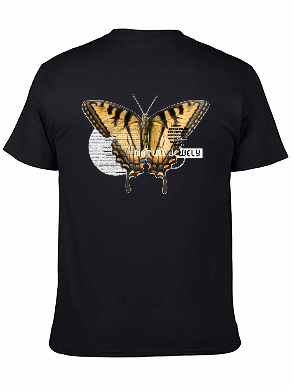Nature Jewelry Butterfly Graphic T-Shirt