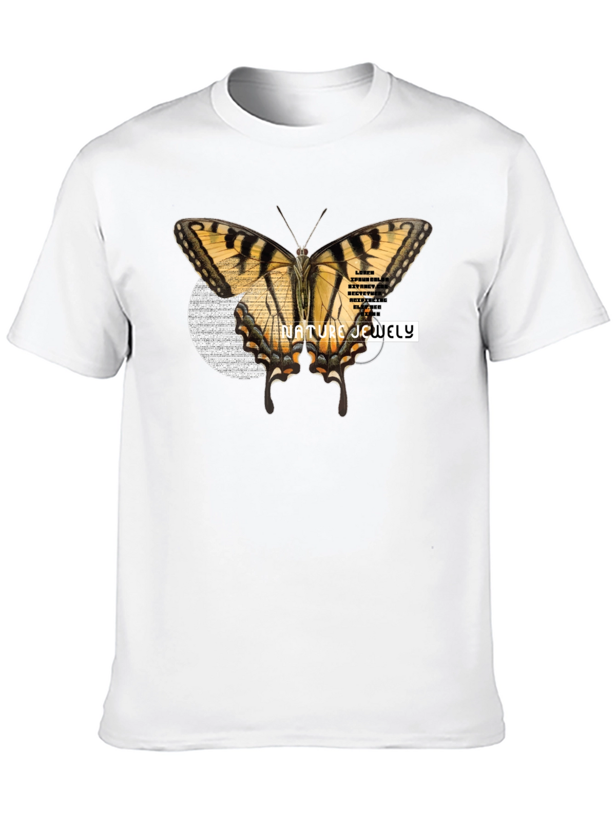 Nature Jewelry Butterfly Graphic T-Shirt