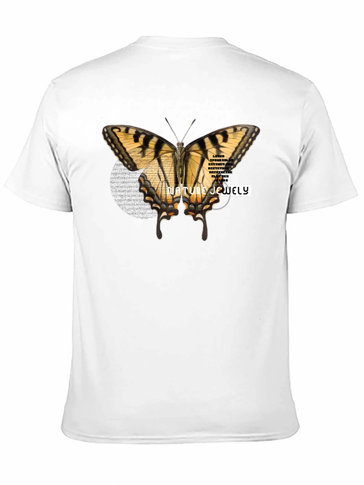 Nature Jewelry Butterfly Graphic T-Shirt