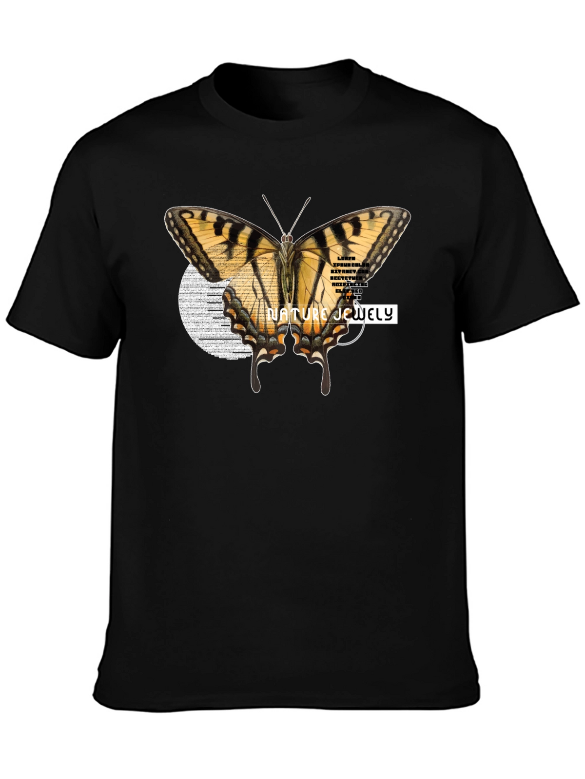 Nature Jewelry Butterfly Graphic T-Shirt