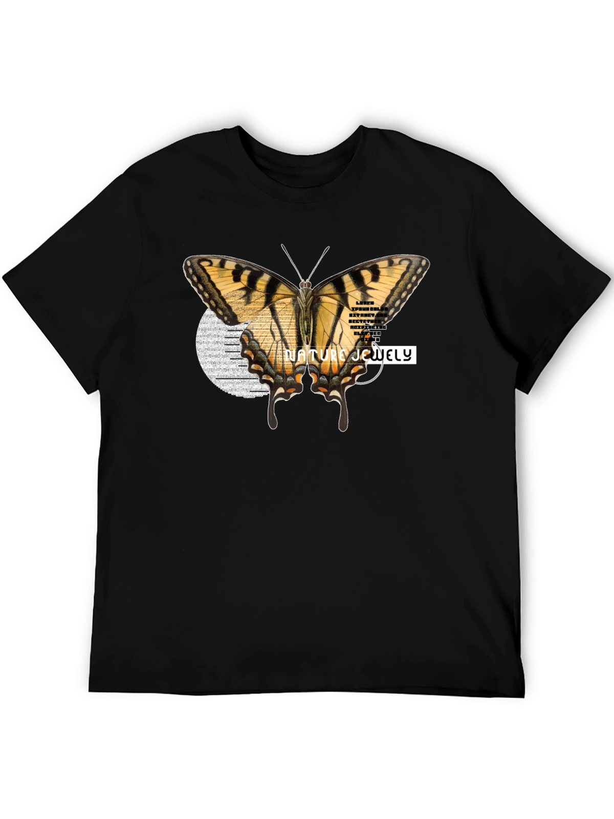 Nature Jewelry Butterfly Graphic T-Shirt