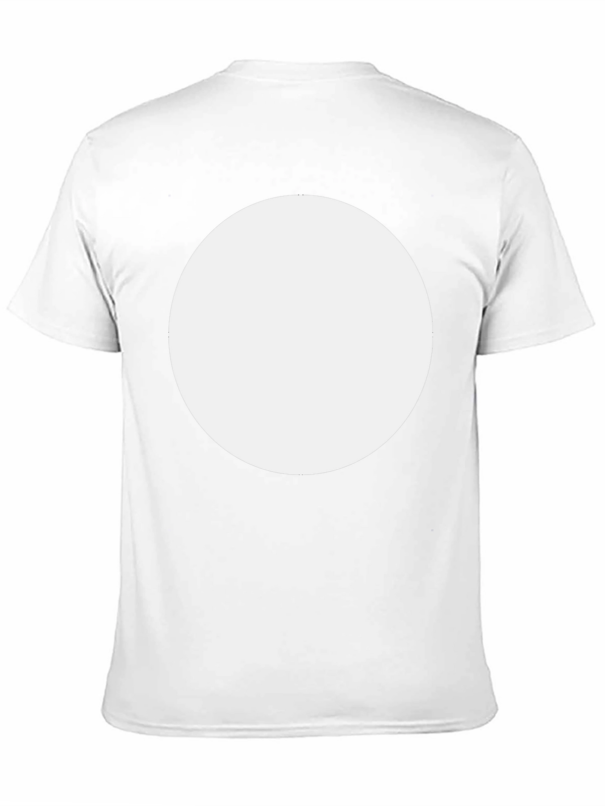 Mens Basic Black Crew Neck T-Shirt